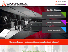 Tablet Screenshot of gotcha.nl